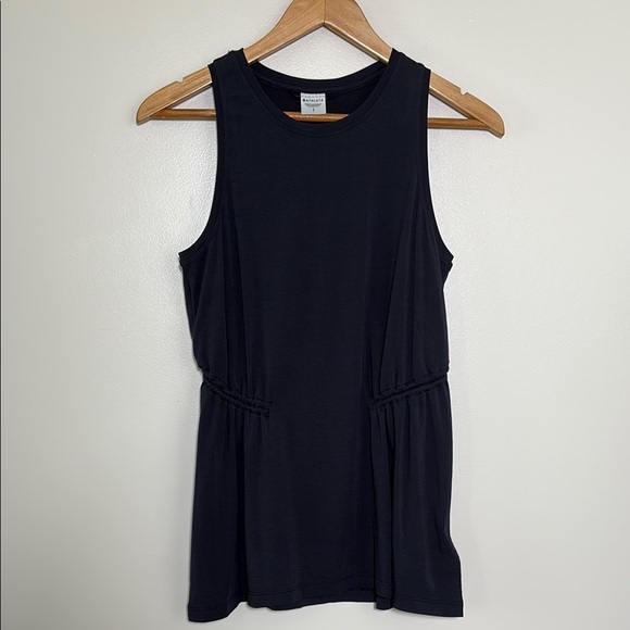 Athleta Air Out Cinch Tank Top Sleeveless Lightweight Black Size S - Picture 2 of 13